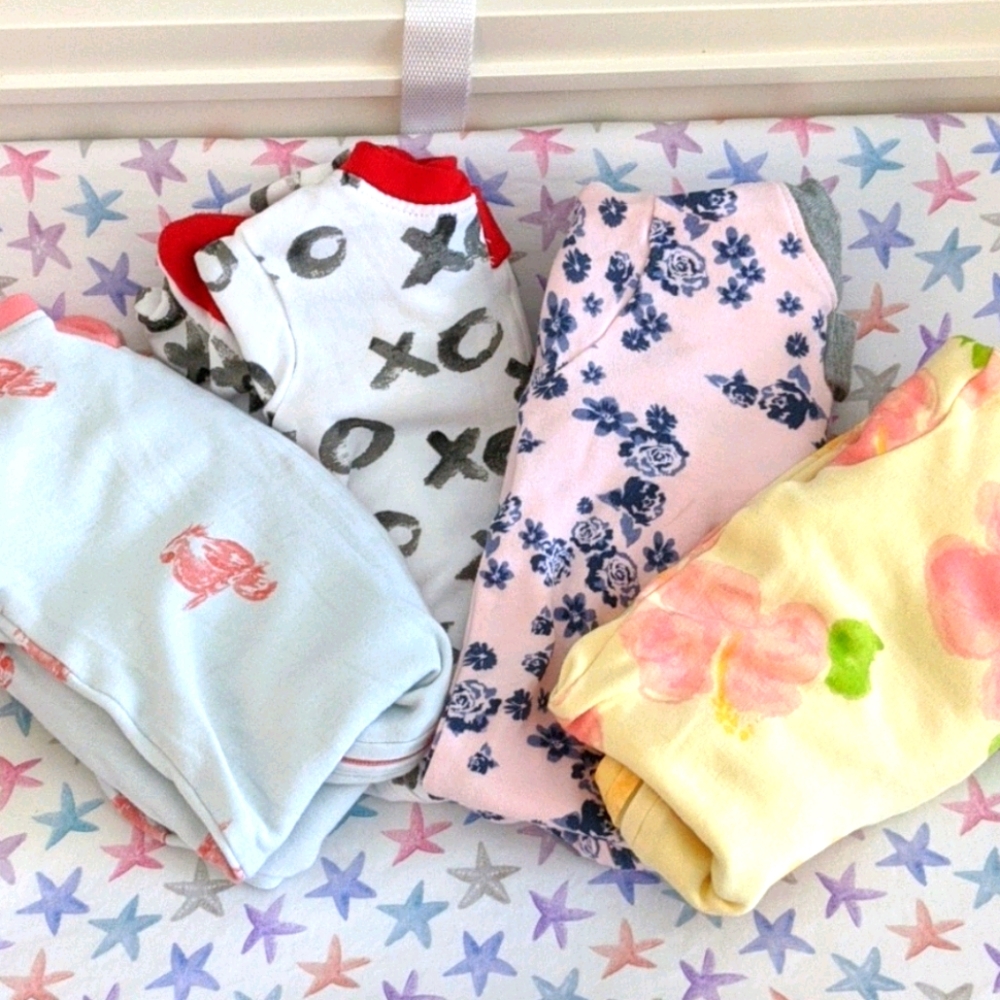 Burts Bee Baby Pajamas 0-3mos.